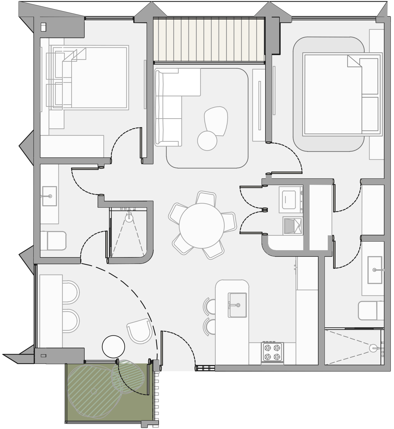 Apartment type A floor plan